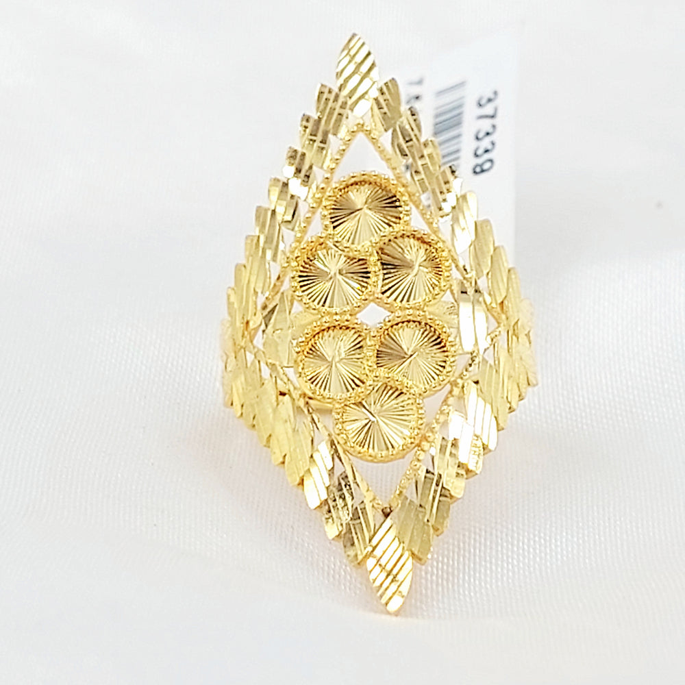 21K خاتم اكسترا-مجوهرات الشيخ سعيد-Saeed Jewelry 