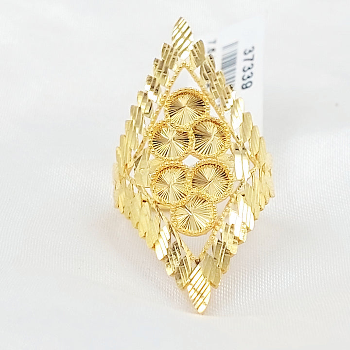 21K خاتم اكسترا-مجوهرات الشيخ سعيد-Saeed Jewelry 