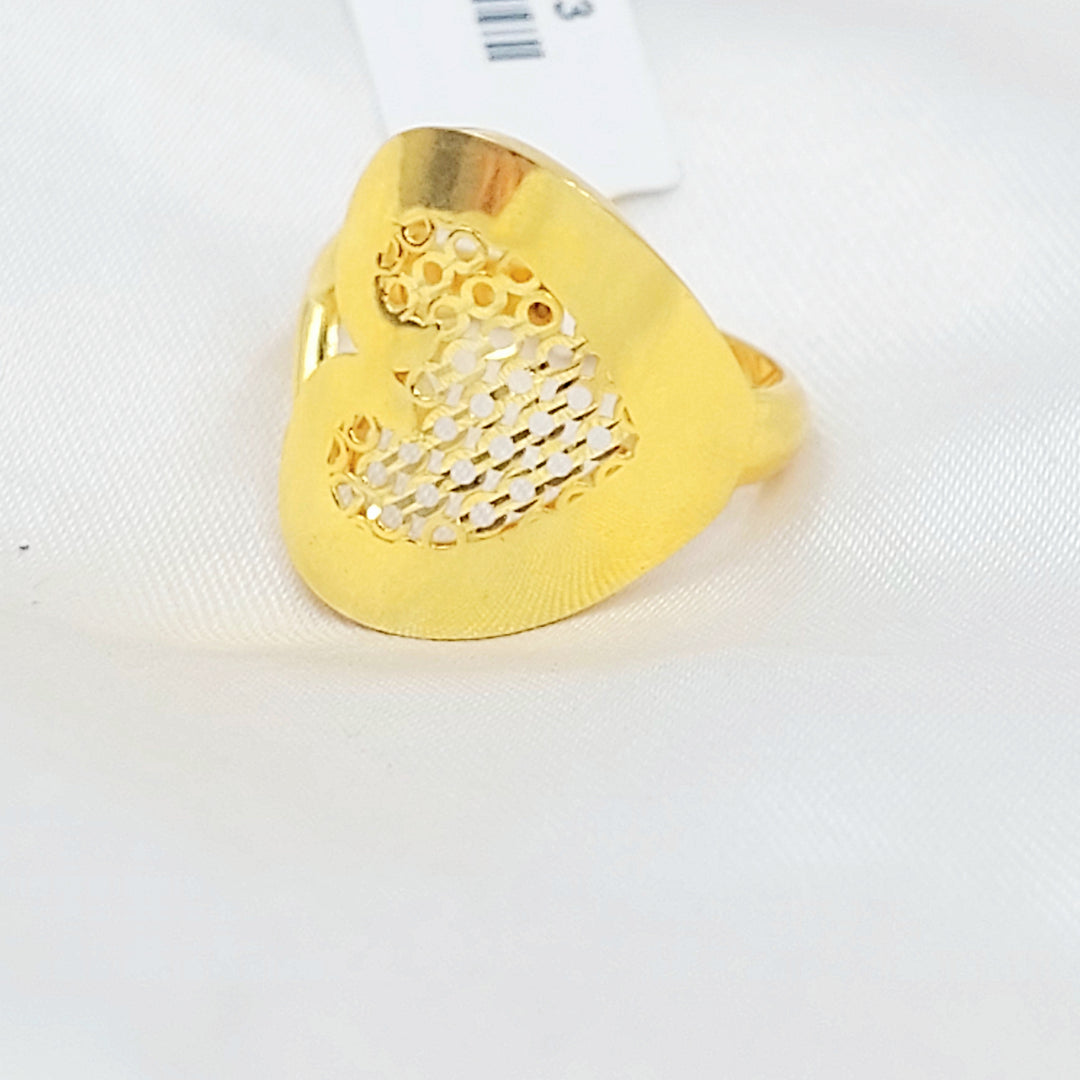 21K خاتم اكسترا اكسترا-مجوهرات الشيخ سعيد-Saeed Jewelry 