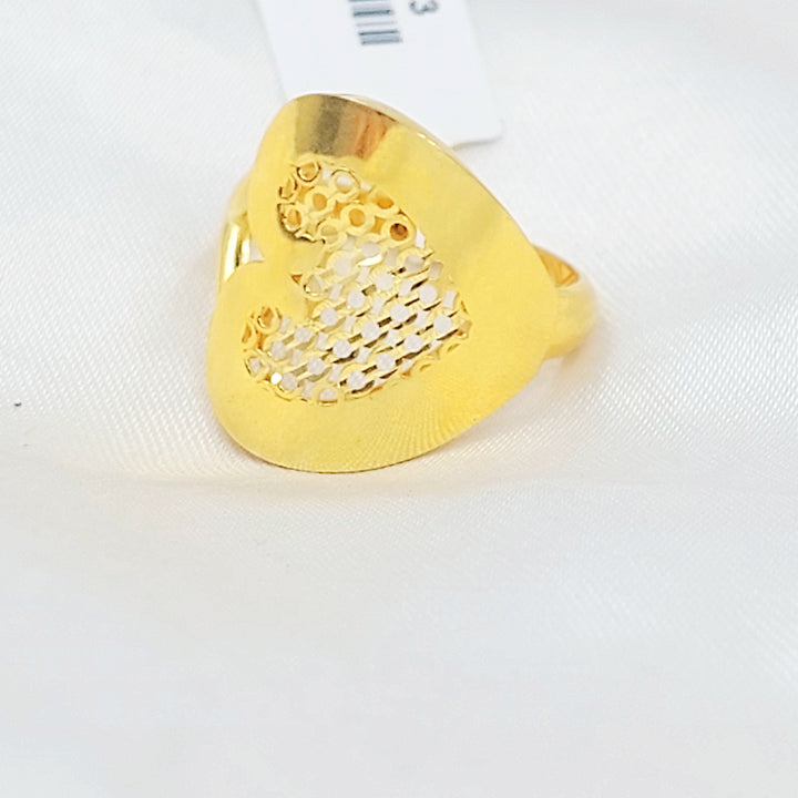 21K خاتم اكسترا اكسترا-مجوهرات الشيخ سعيد-Saeed Jewelry 