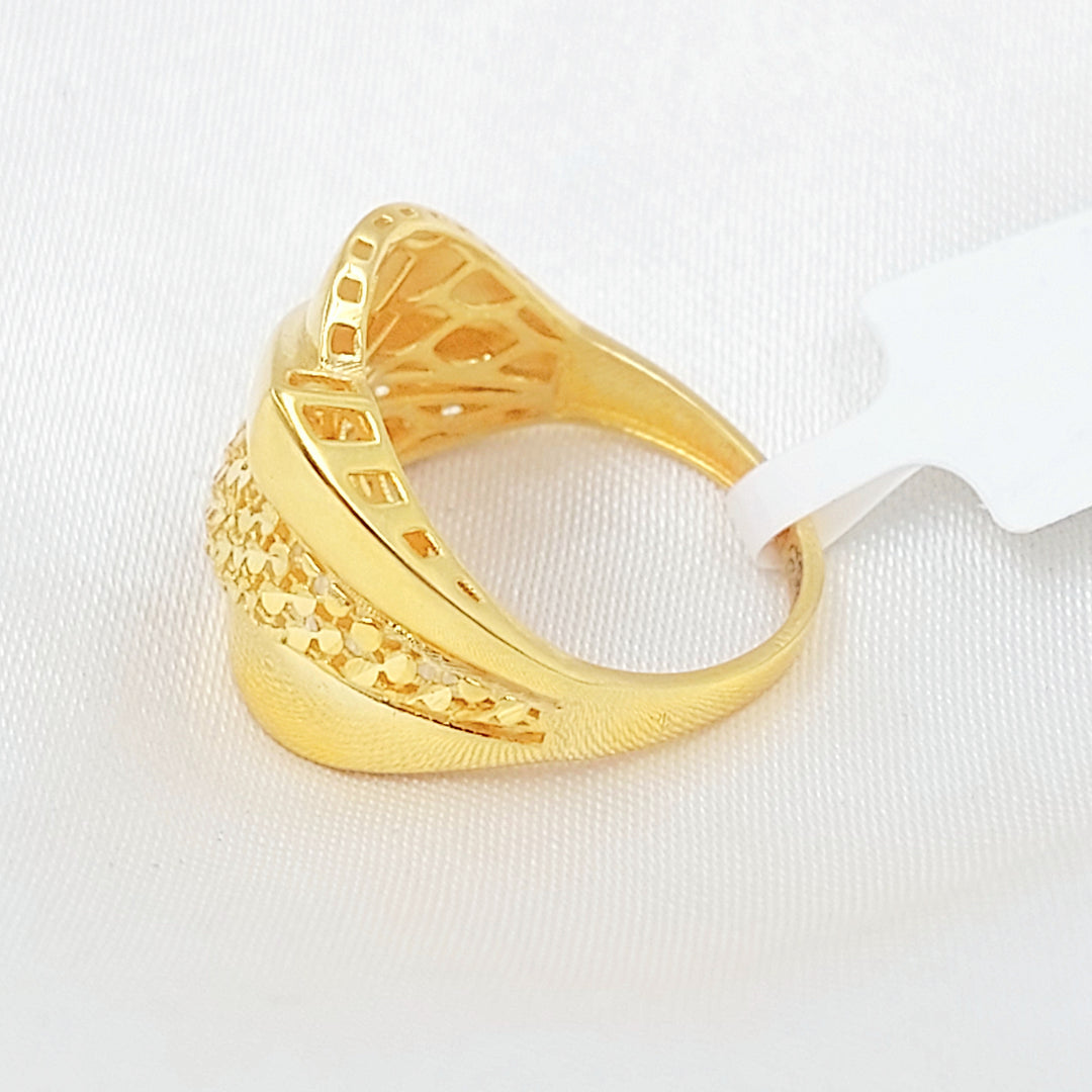 21K خاتم اكسترا-مجوهرات الشيخ سعيد-Saeed Jewelry 