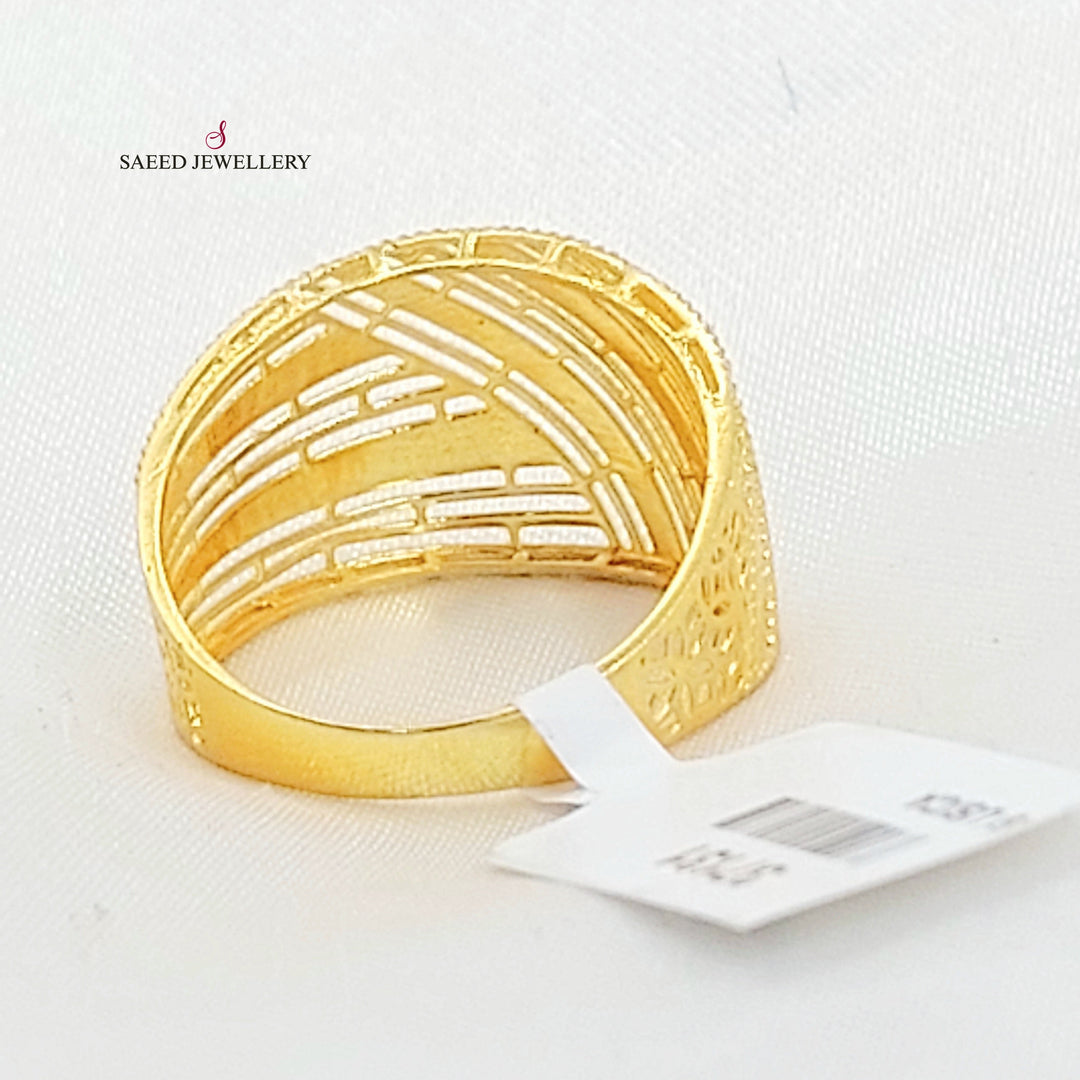 21K خاتم اكسترا-مجوهرات الشيخ سعيد-Saeed Jewelry 