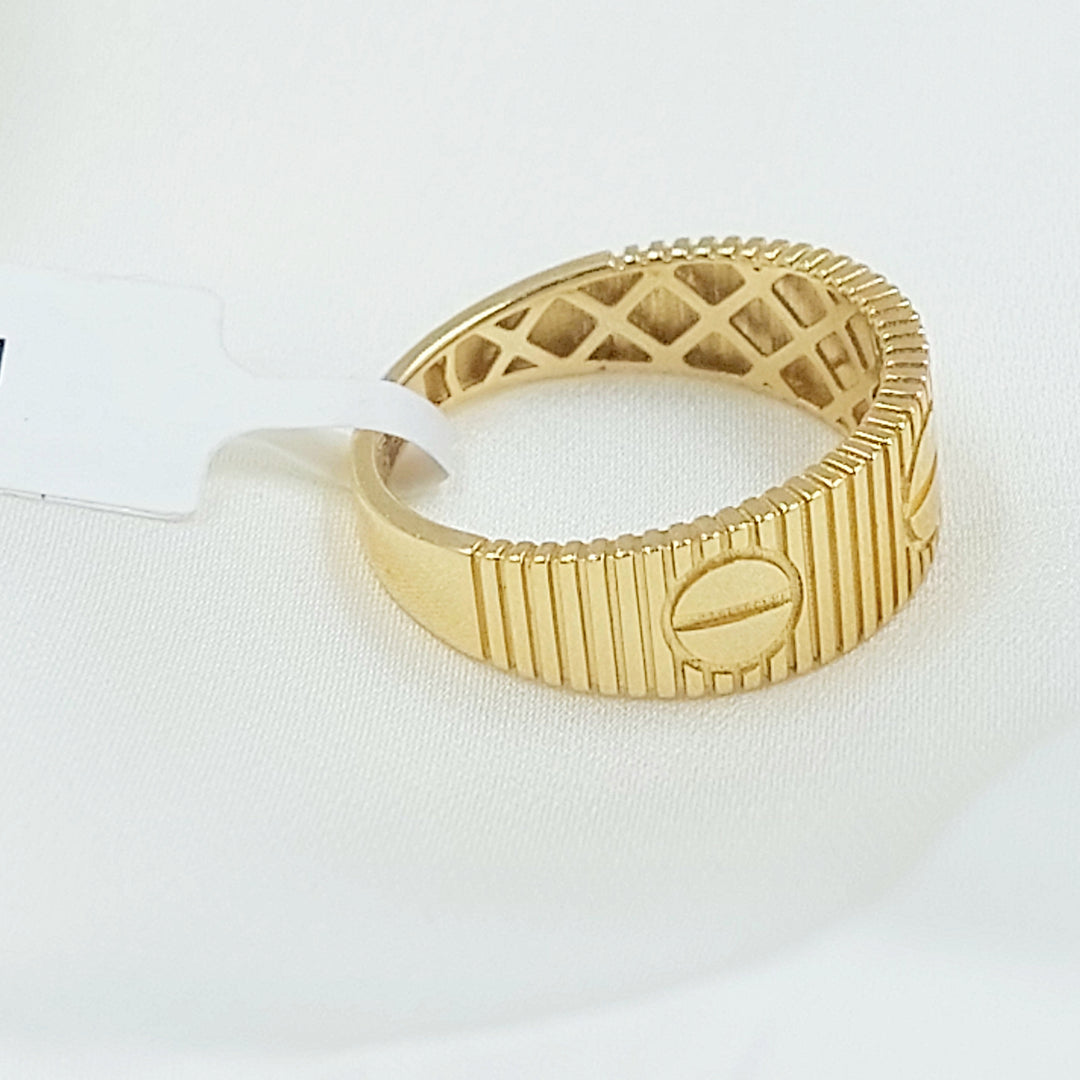 21K خاتم فيجارو اكسترا-مجوهرات الشيخ سعيد-Saeed Jewelry 