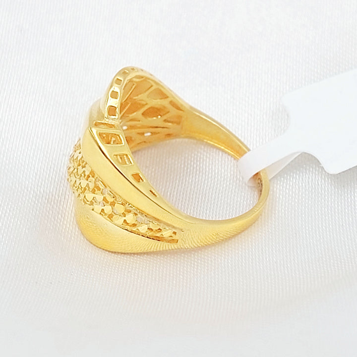 21K خاتم اكسترا-مجوهرات الشيخ سعيد-Saeed Jewelry 