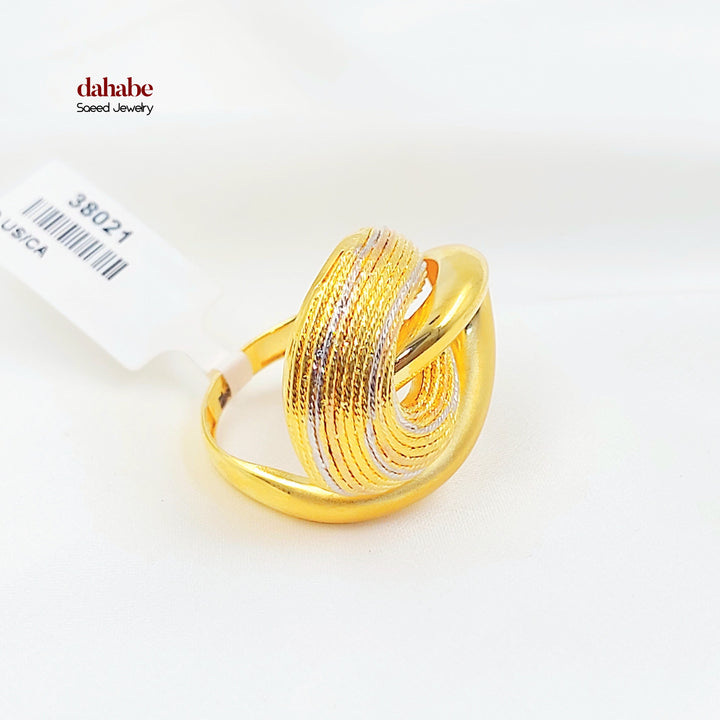 21K خاتم اكسترا-مجوهرات الشيخ سعيد-Saeed Jewelry 