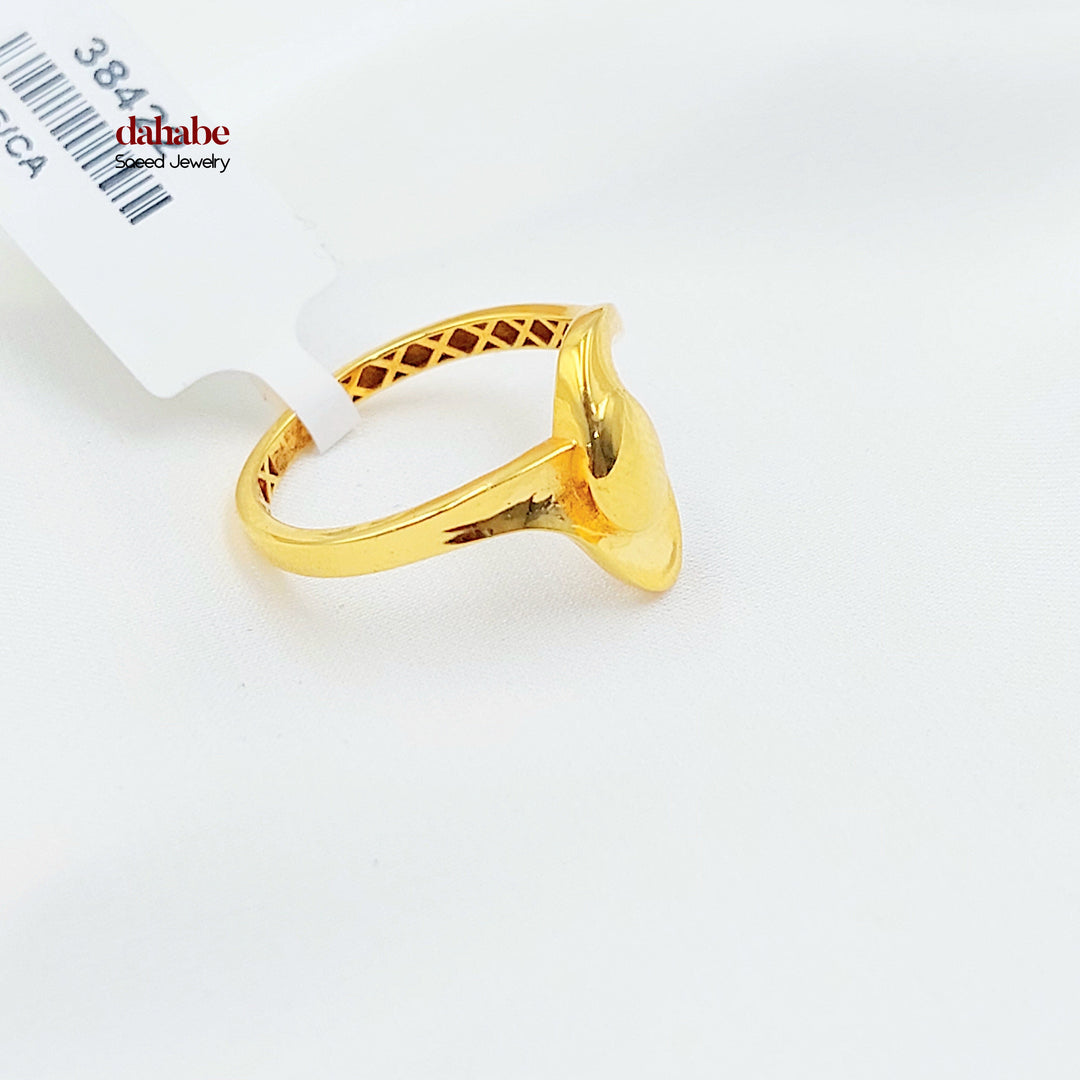 21K خاتم اكسترا-مجوهرات الشيخ سعيد-Saeed Jewelry 