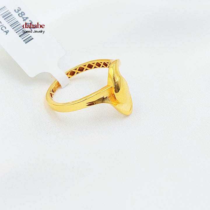 21K خاتم اكسترا-مجوهرات الشيخ سعيد-Saeed Jewelry 