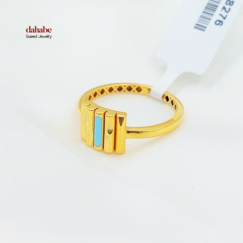 21K خاتم اكسترا-مجوهرات الشيخ سعيد-Saeed Jewelry 