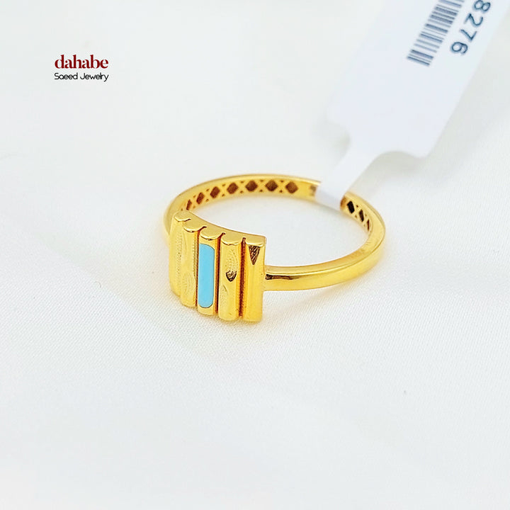 21K خاتم اكسترا-مجوهرات الشيخ سعيد-Saeed Jewelry 