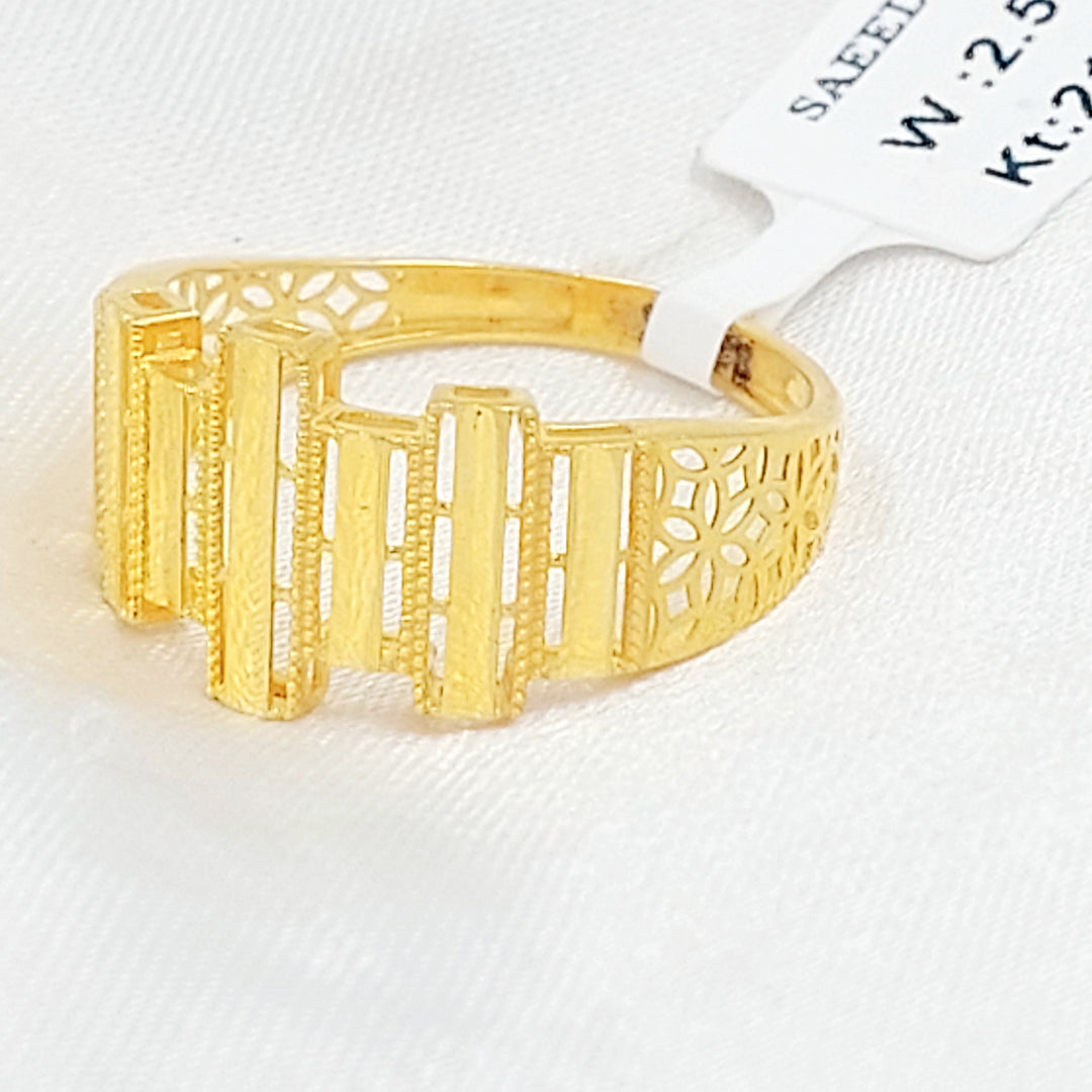 21K خاتم اكسترا-مجوهرات الشيخ سعيد-Saeed Jewelry 