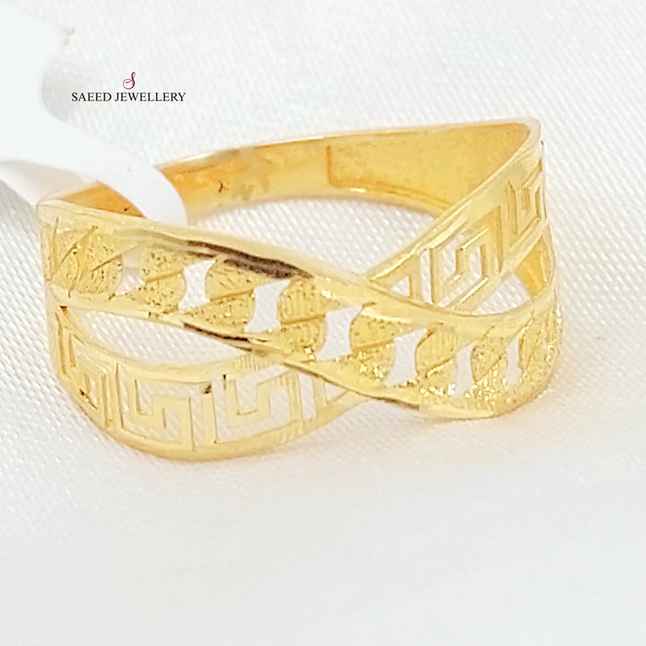 21K خاتم اكس اكسترا-مجوهرات الشيخ سعيد-Saeed Jewelry 