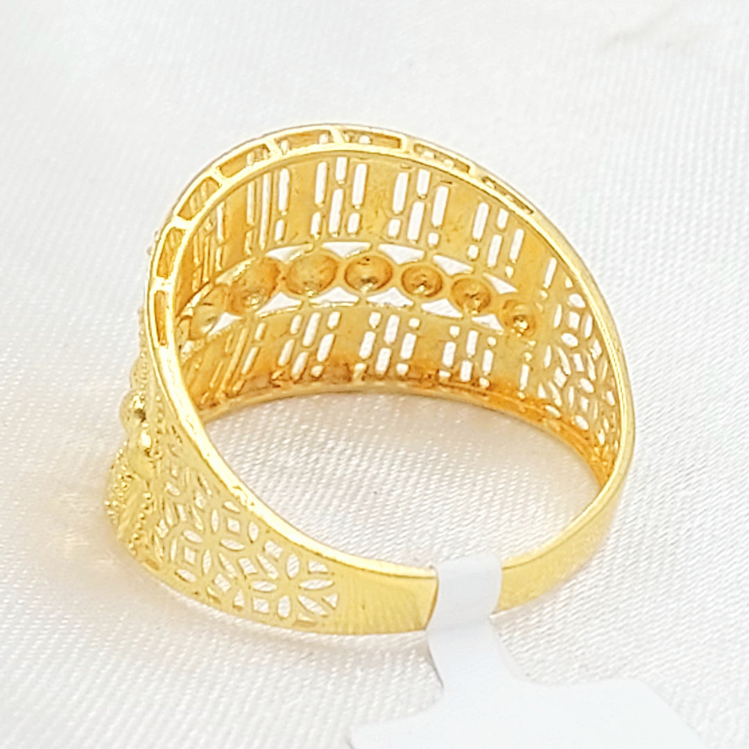 21K خاتم اكسترا-مجوهرات الشيخ سعيد-Saeed Jewelry 