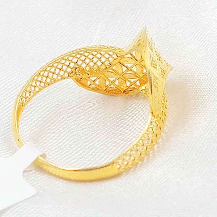 21K خاتم اكسترا-مجوهرات الشيخ سعيد-Saeed Jewelry 