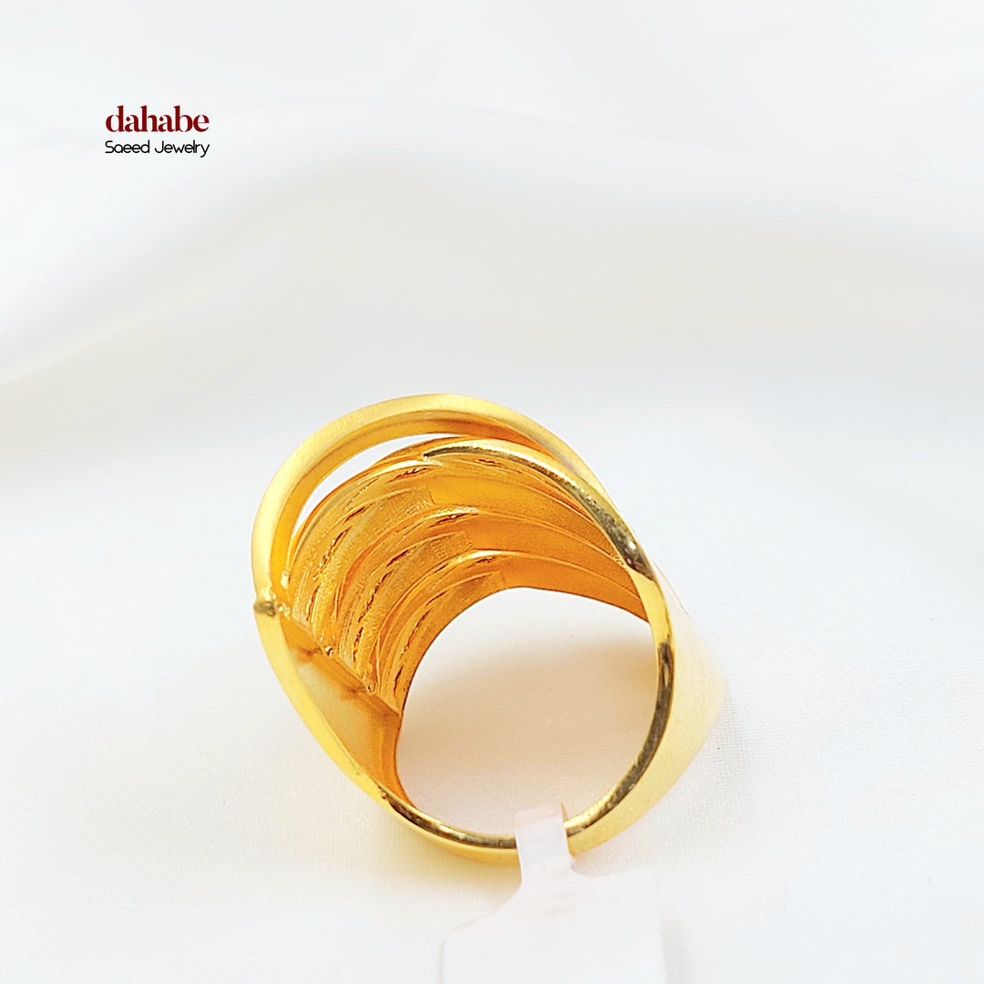 21K خاتم اكسترا-مجوهرات الشيخ سعيد-Saeed Jewelry 