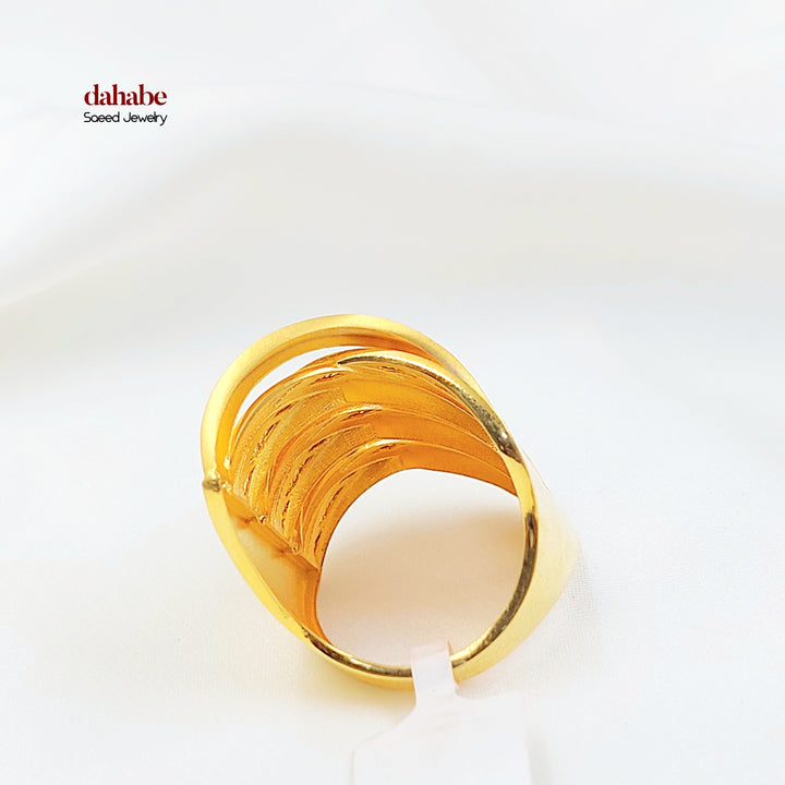 21K خاتم اكسترا-مجوهرات الشيخ سعيد-Saeed Jewelry 