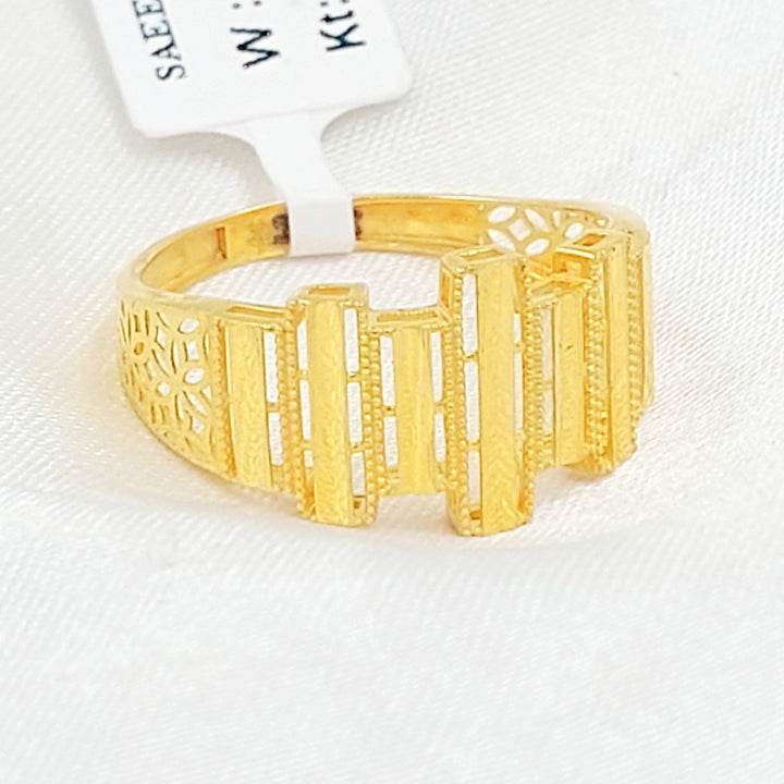21K خاتم اكسترا-مجوهرات الشيخ سعيد-Saeed Jewelry 