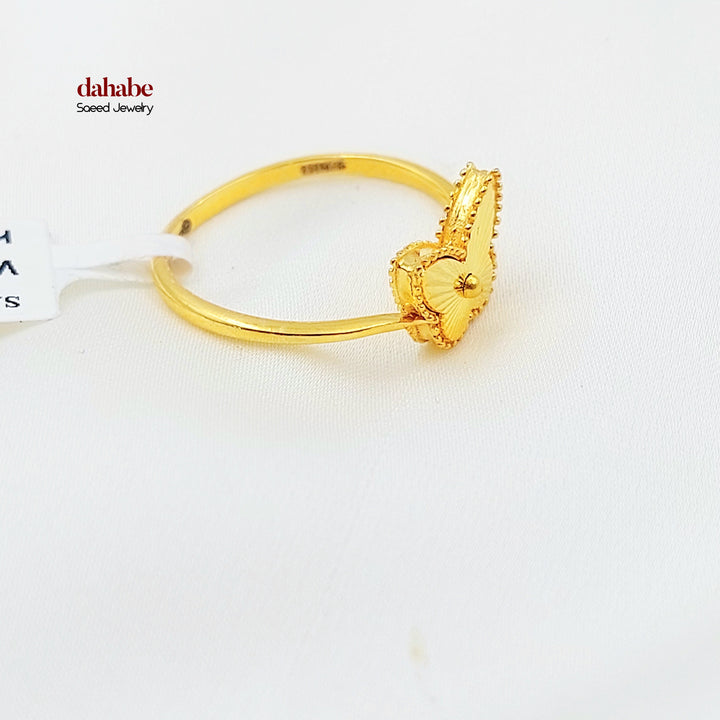 21K خاتم فراشة اكسترا-مجوهرات الشيخ سعيد-Saeed Jewelry 