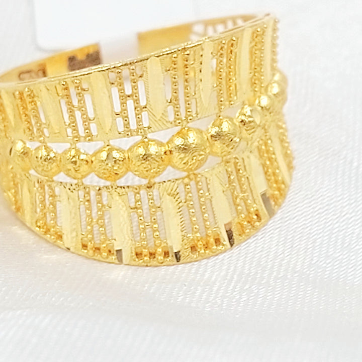 21K خاتم اكسترا-مجوهرات الشيخ سعيد-Saeed Jewelry 