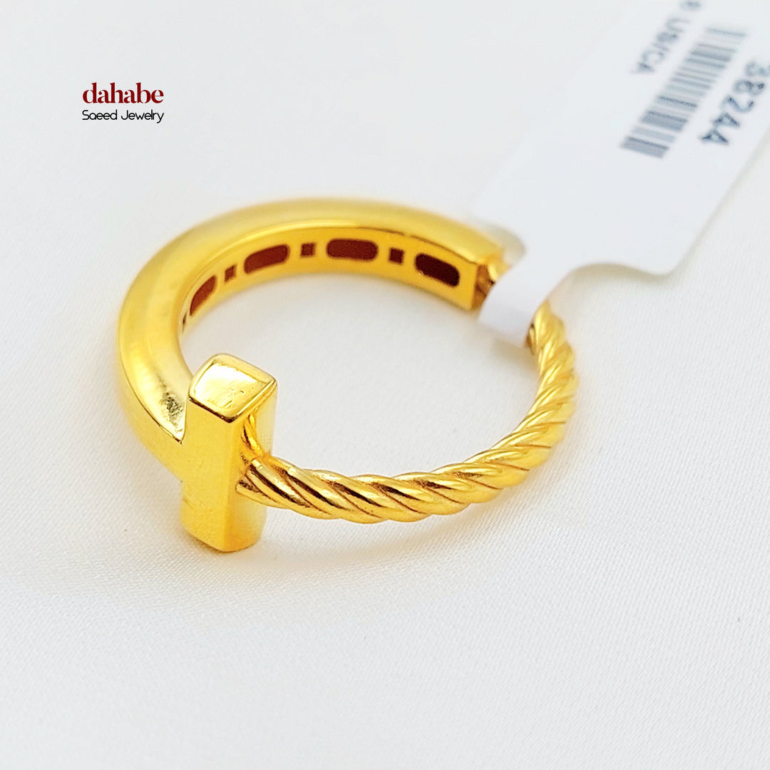 21K خاتم اكسترا-مجوهرات الشيخ سعيد-Saeed Jewelry 