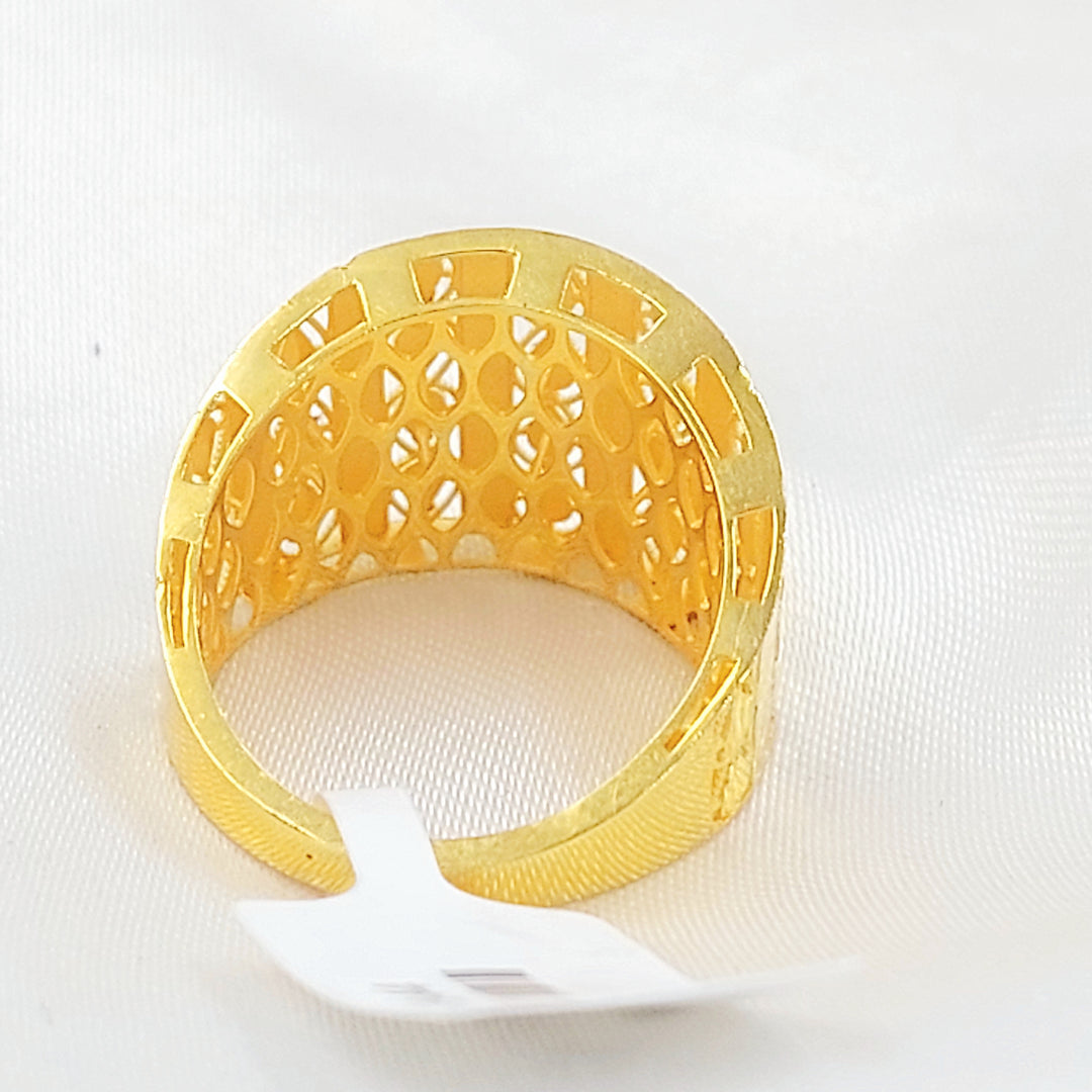 21K خاتم اكسترا اكسترا-مجوهرات الشيخ سعيد-Saeed Jewelry 