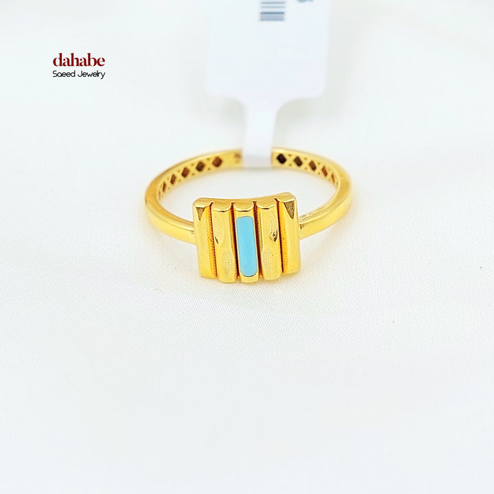21K خاتم اكسترا-مجوهرات الشيخ سعيد-Saeed Jewelry 