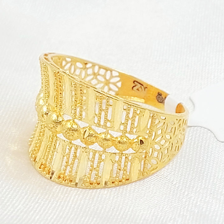 21K خاتم اكسترا-مجوهرات الشيخ سعيد-Saeed Jewelry 