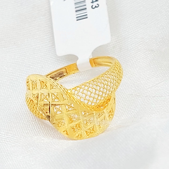21K خاتم اكسترا-مجوهرات الشيخ سعيد-Saeed Jewelry 