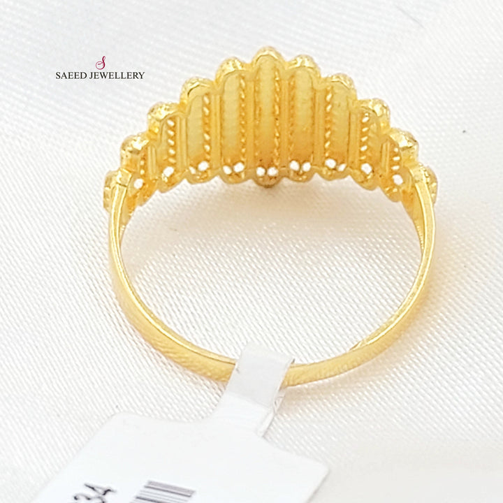 21K خاتم اكسترا-مجوهرات الشيخ سعيد-Saeed Jewelry 