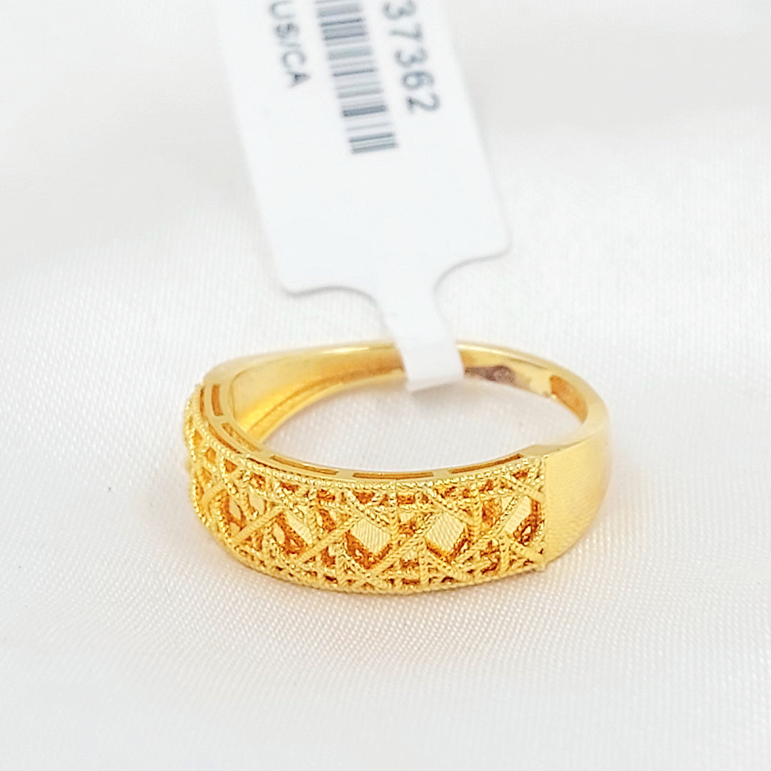 21K خاتم اكسترا-مجوهرات الشيخ سعيد-Saeed Jewelry 