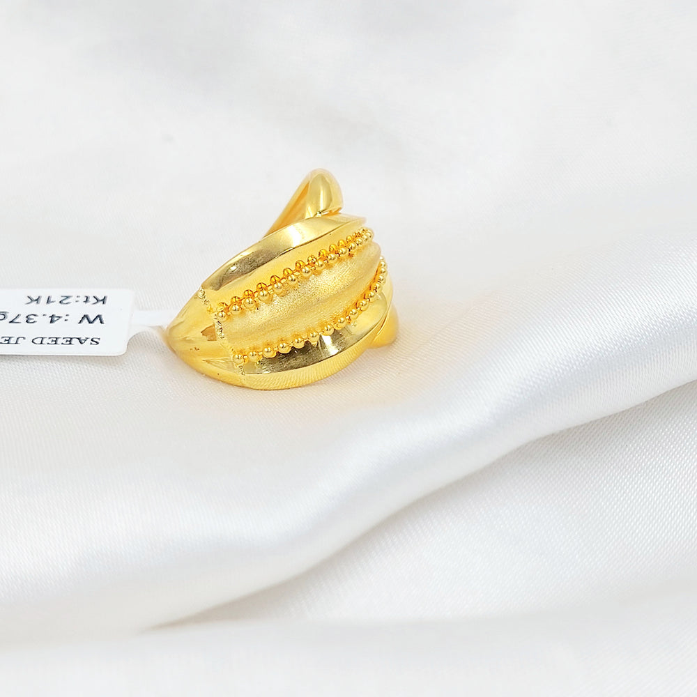 21K خاتم اكسترا-مجوهرات الشيخ سعيد-Saeed Jewelry 