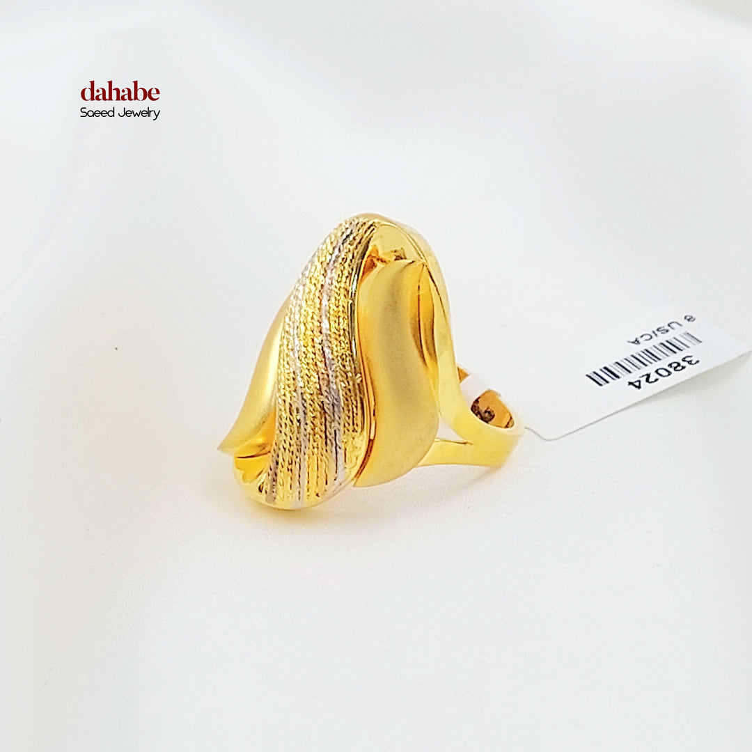 21K خاتم اكسترا-مجوهرات الشيخ سعيد-Saeed Jewelry 