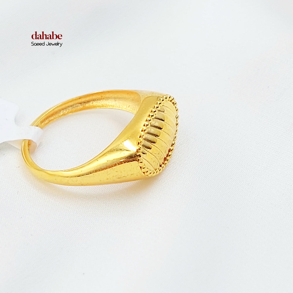 21K خاتم اكسترا-مجوهرات الشيخ سعيد-Saeed Jewelry 