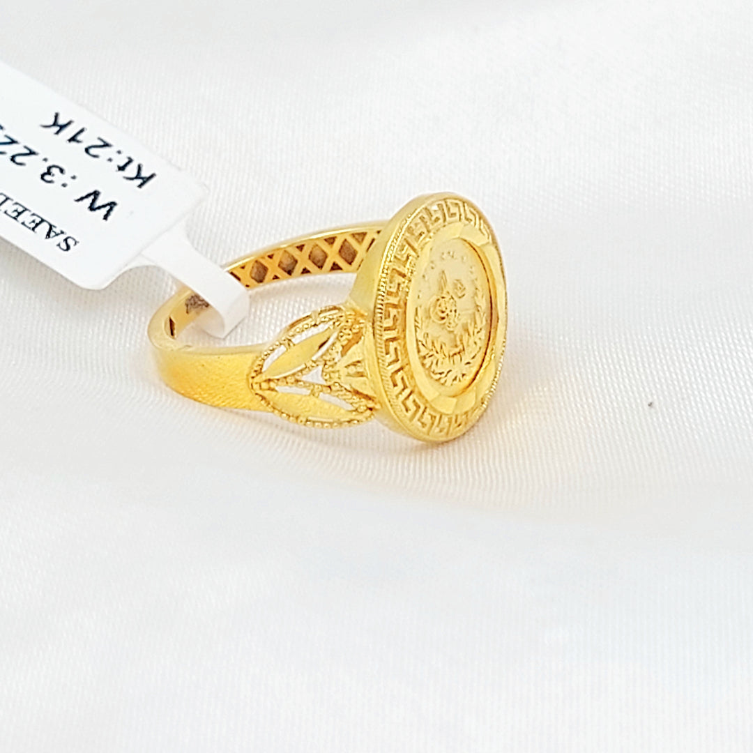 21K خاتم رشادي اكسترا-مجوهرات الشيخ سعيد-Saeed Jewelry 