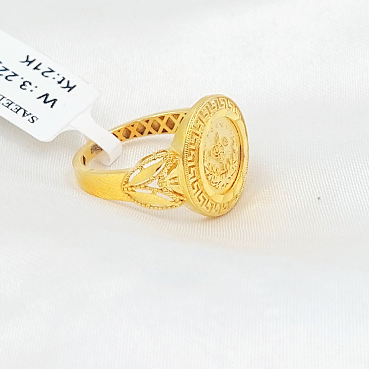 21K خاتم رشادي اكسترا-مجوهرات الشيخ سعيد-Saeed Jewelry 