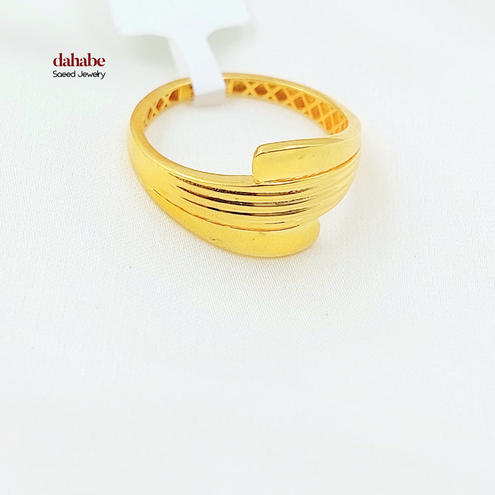 21K خاتم اكسترا-مجوهرات الشيخ سعيد-Saeed Jewelry 