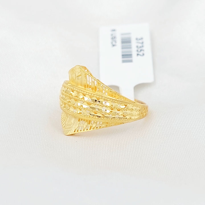 21K خاتم اكسترا-مجوهرات الشيخ سعيد-Saeed Jewelry 
