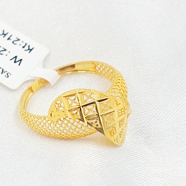 21K خاتم اكسترا-مجوهرات الشيخ سعيد-Saeed Jewelry 