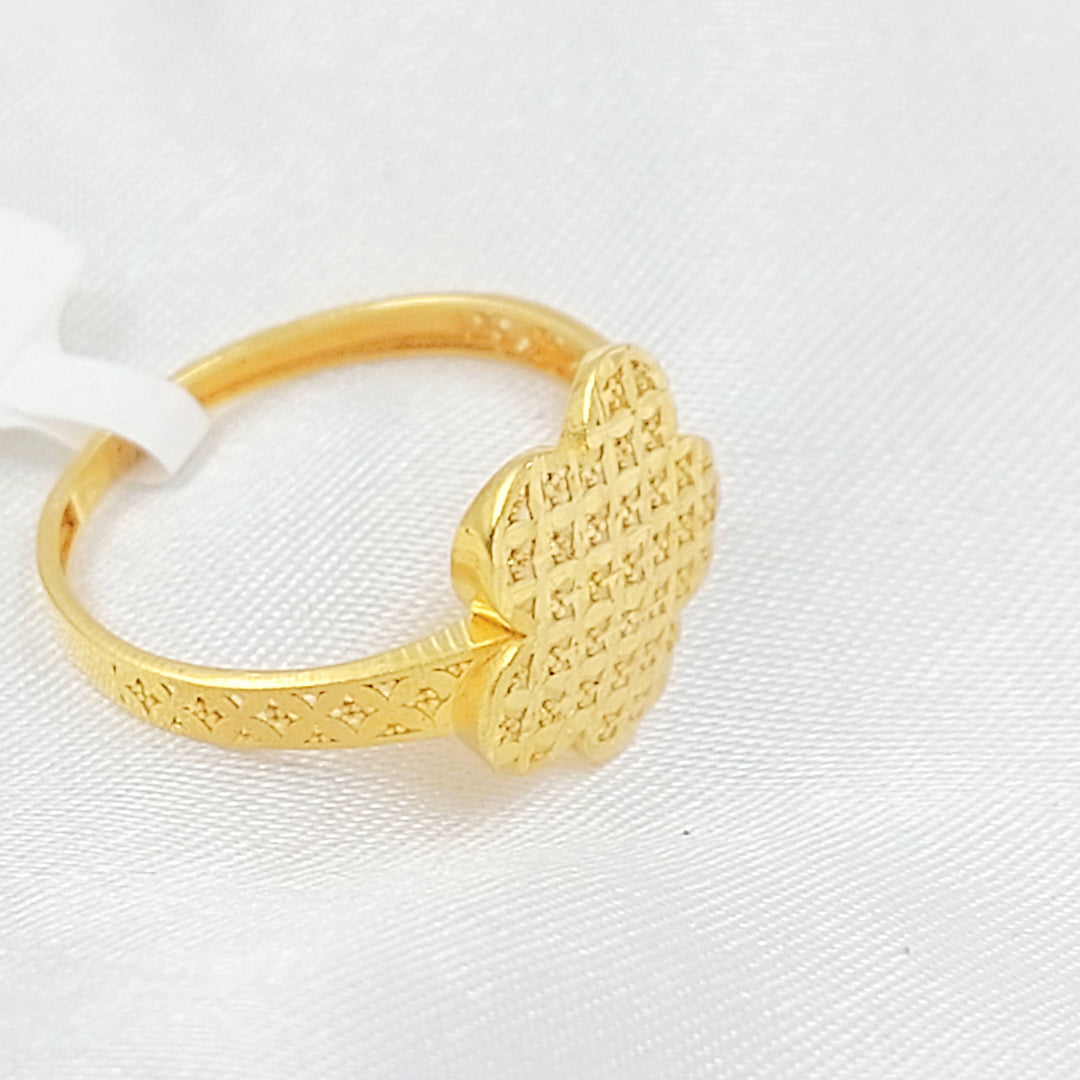 21K خاتم اكسترا-مجوهرات الشيخ سعيد-Saeed Jewelry 