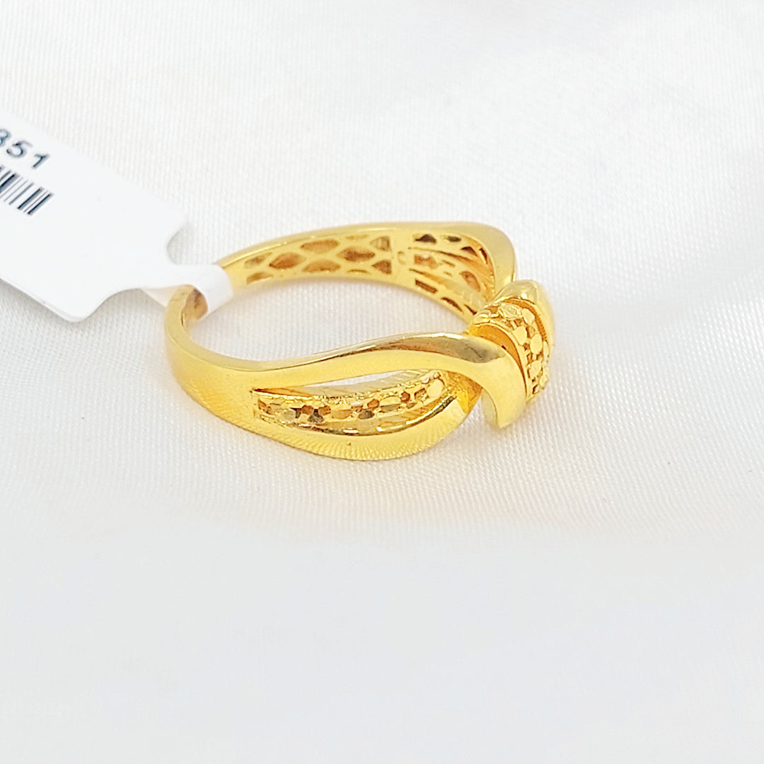 21K خاتم اكسترا-مجوهرات الشيخ سعيد-Saeed Jewelry 