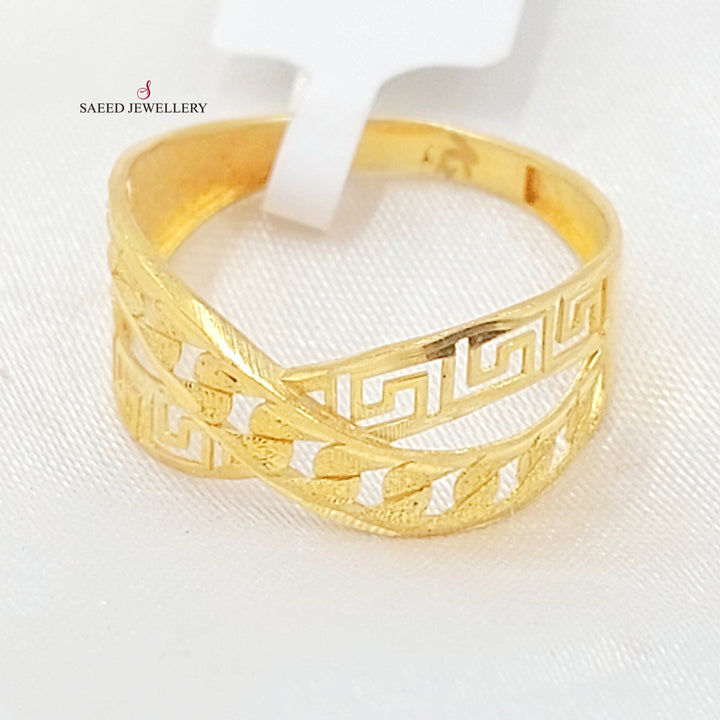 21K خاتم اكس اكسترا-مجوهرات الشيخ سعيد-Saeed Jewelry 