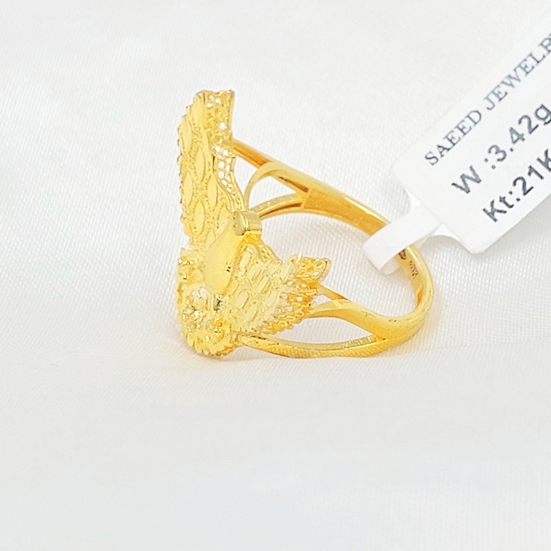 21K خاتم اكسترا-مجوهرات الشيخ سعيد-Saeed Jewelry 