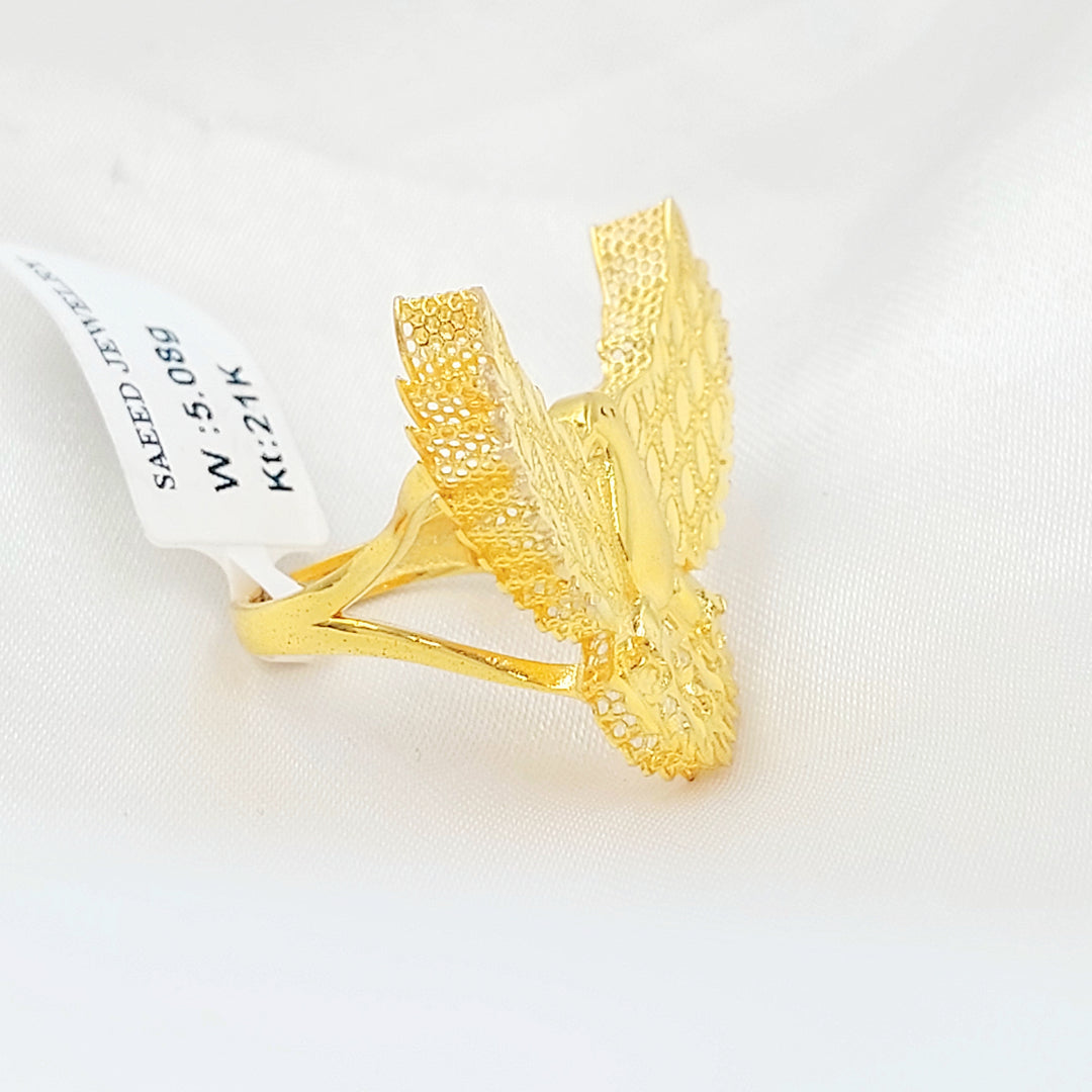 21K خاتم اكسترا-مجوهرات الشيخ سعيد-Saeed Jewelry 
