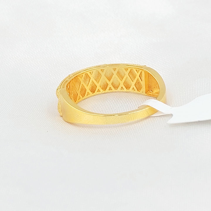 21K خاتم اكسترا-مجوهرات الشيخ سعيد-Saeed Jewelry 