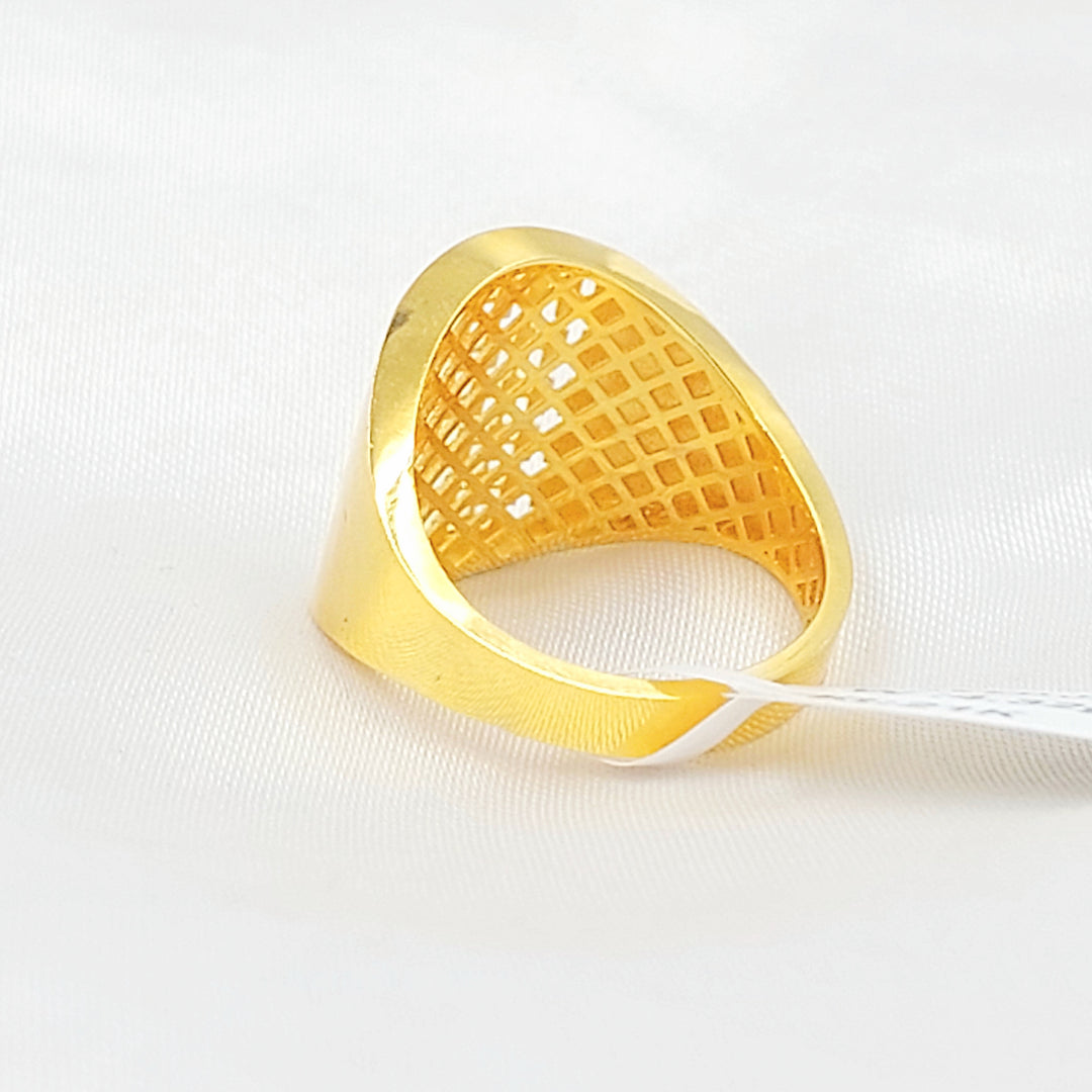 21K خاتم اكسترا اكسترا-مجوهرات الشيخ سعيد-Saeed Jewelry 