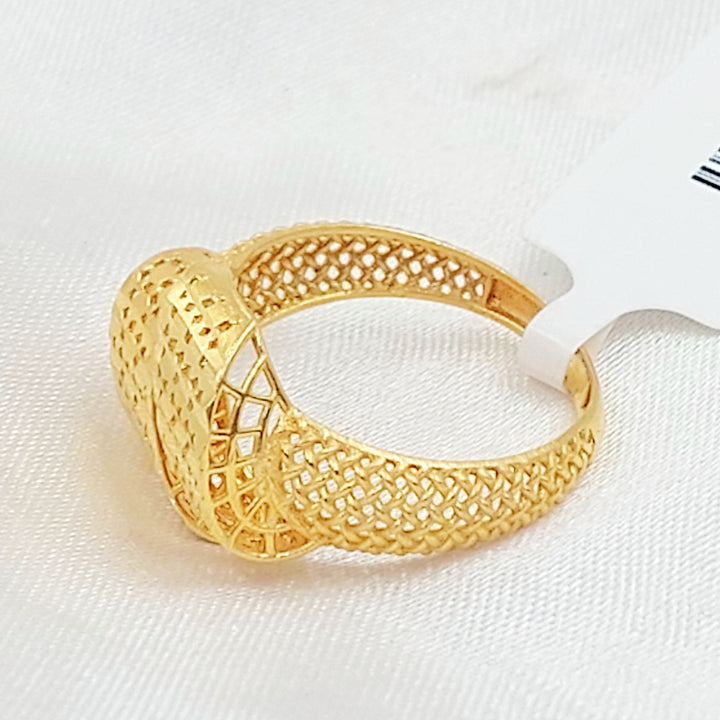 21K خاتم اكسترا-مجوهرات الشيخ سعيد-Saeed Jewelry 