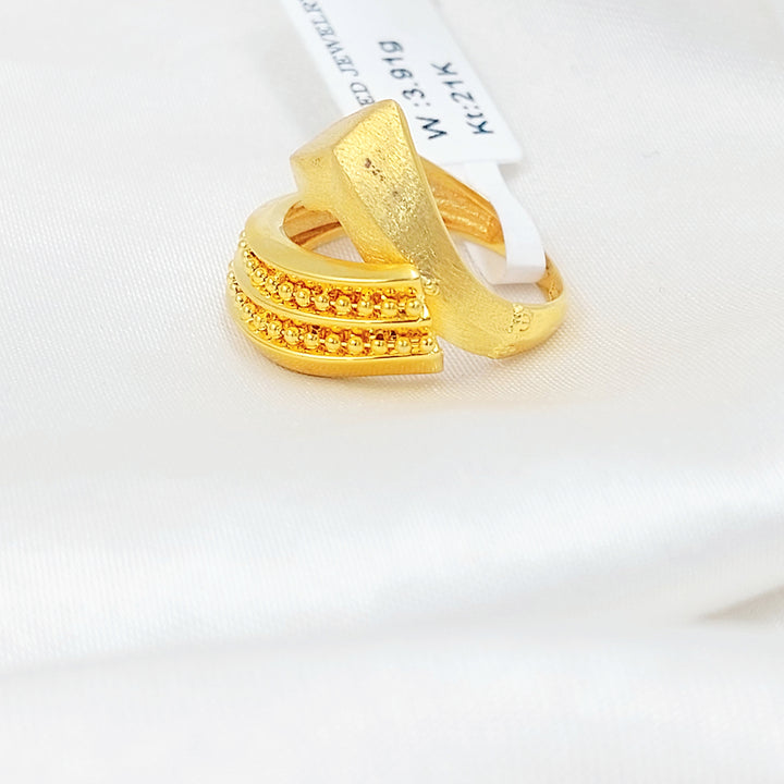 21K خاتم اكسترا-مجوهرات الشيخ سعيد-Saeed Jewelry 
