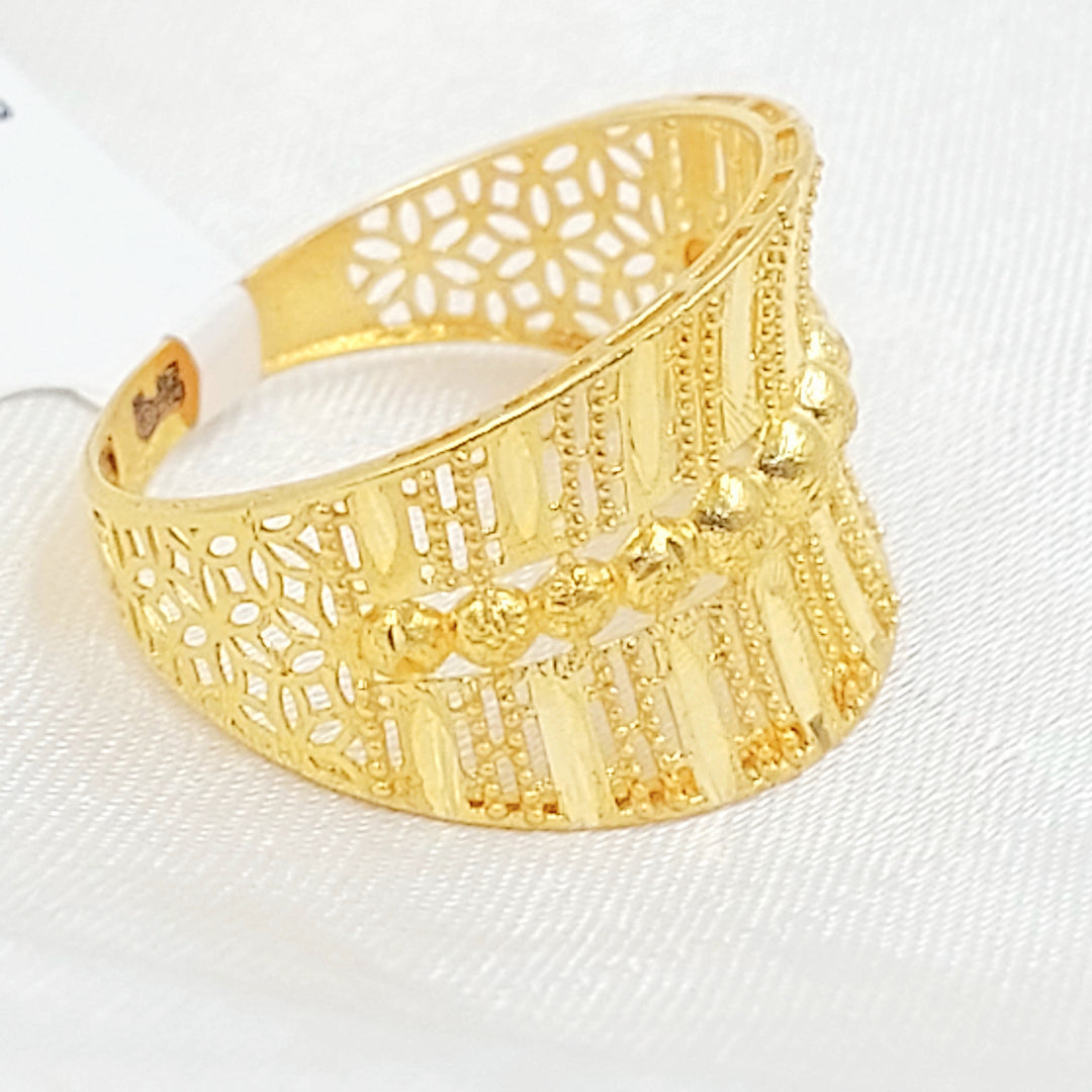21K خاتم اكسترا-مجوهرات الشيخ سعيد-Saeed Jewelry 