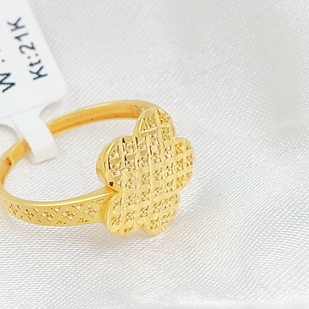 21K خاتم اكسترا-مجوهرات الشيخ سعيد-Saeed Jewelry 