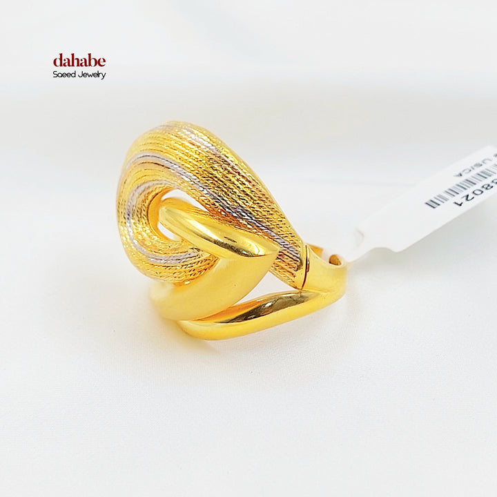 21K خاتم اكسترا-مجوهرات الشيخ سعيد-Saeed Jewelry 