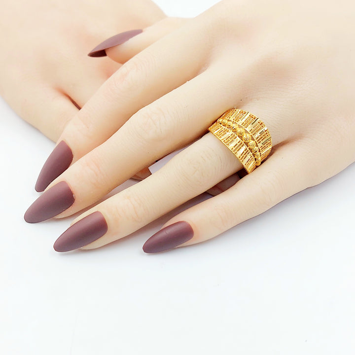 21K خاتم اكسترا-مجوهرات الشيخ سعيد-Saeed Jewelry 